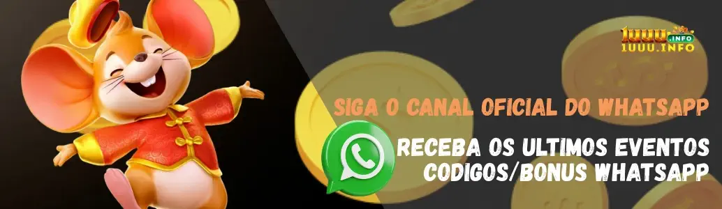 1UUU cassino Canal Oficial do WhatsApp